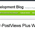 WP PostViews Plus widget