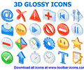 3D Glossy Icons