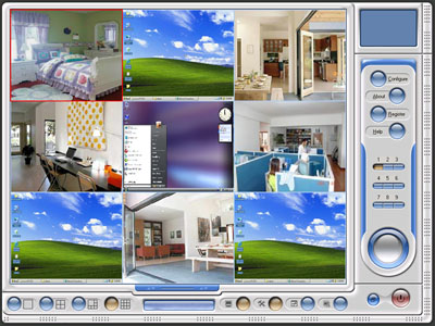 Multi-Webcam Surveillance System