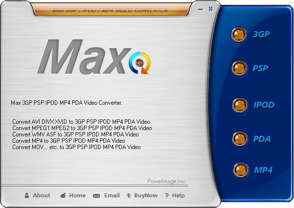 Max 3GP PDA MP4 Video Converter