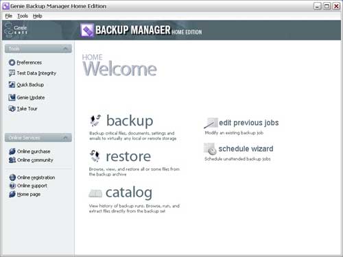 Genie Backup Manager