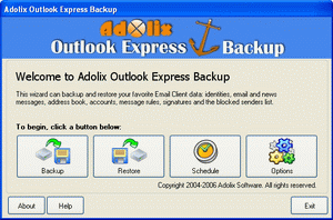 Adolix Outlook Express Backup