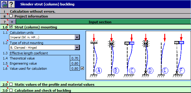 MITCalc - Buckling Calculation