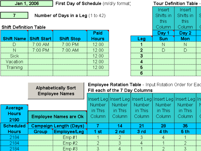 Rotating Shift Schedules for Your People