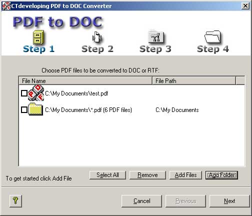 PDF to DOC