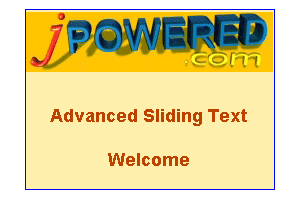 Advanced Sliding Text Software