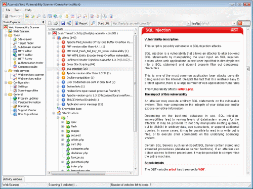 Acunetix Web Vulnerability Scanner FREE