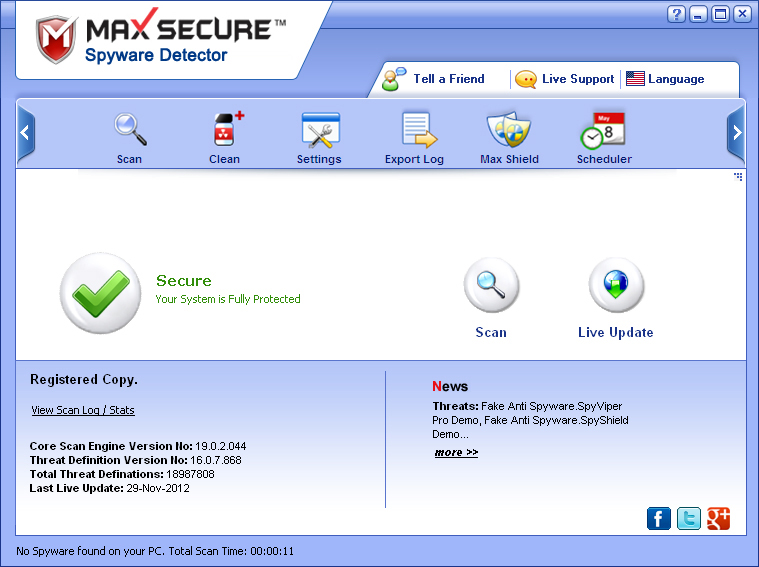 Max Spyware Detector