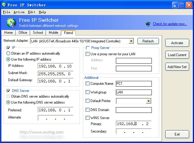 Free IP Switcher