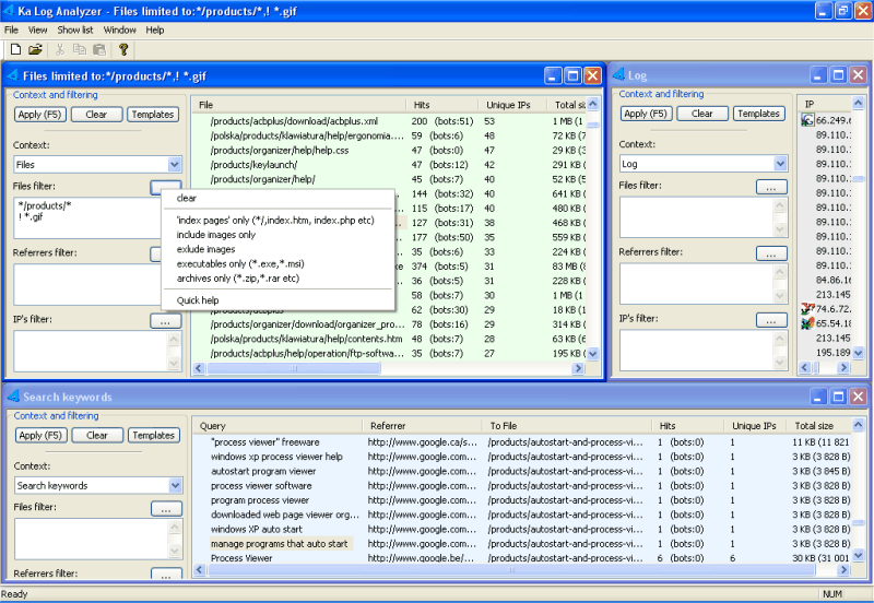 Ka Log Analyzer