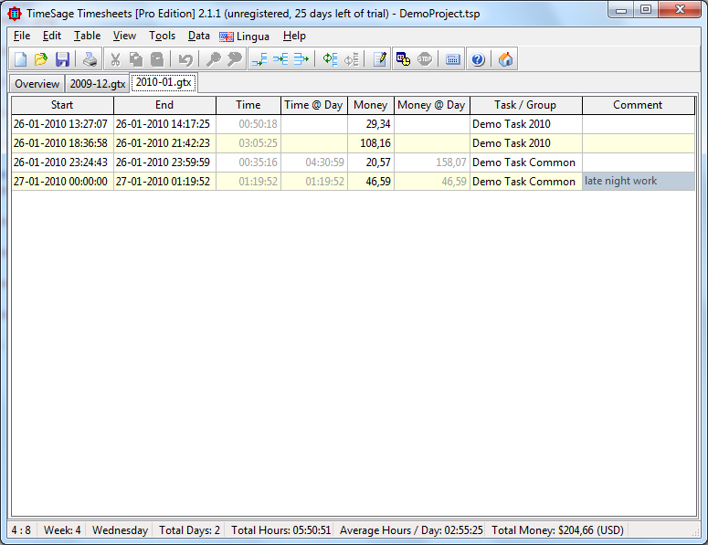 TimeSage Timesheets