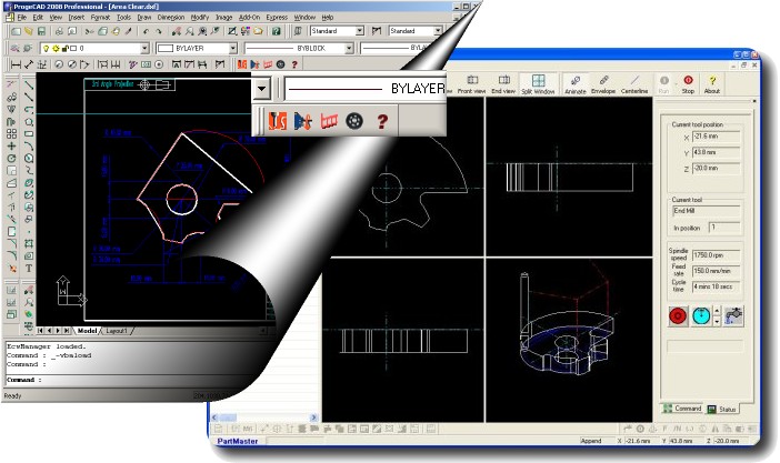 progeCAM CNC Software for progeCAD 2009