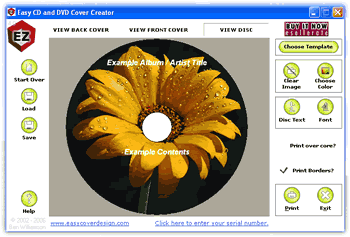 Easy CD & DVD Cover Creator and Disc Label Maker