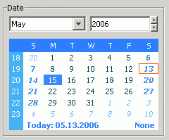 Calendar Component Professional