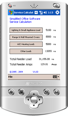 SOS - Load Calculator