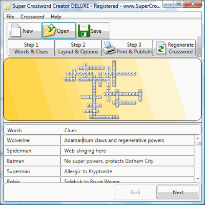 Super Crossword Creator