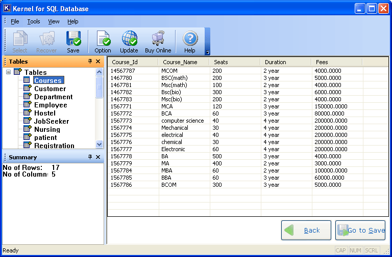 SQL Server Recovery Tool