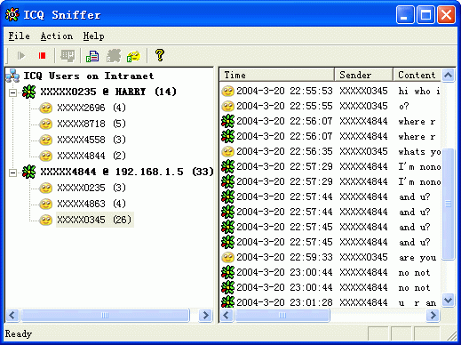 ICQ Sniffer