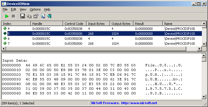 DeviceIOView