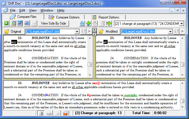 Diff Doc-English Only