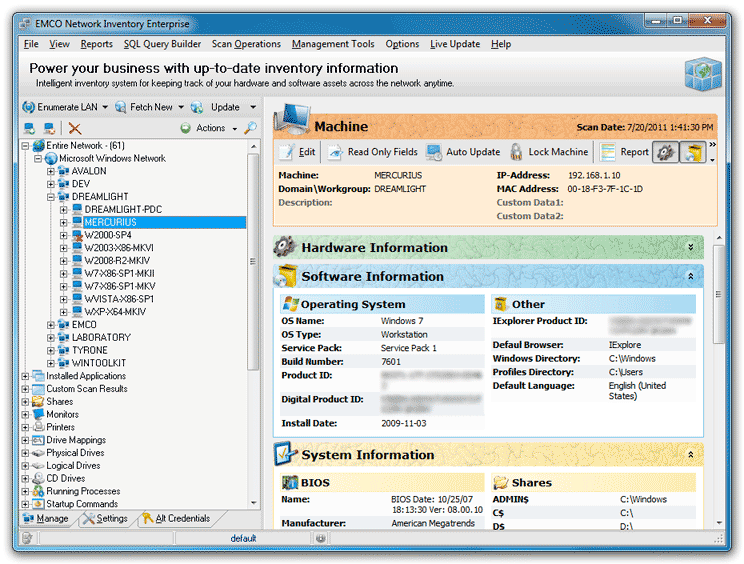 EMCO Network Inventory