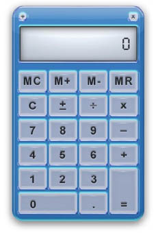 Window Gadgets Calculator