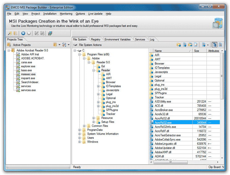 EMCO MSI Package Builder