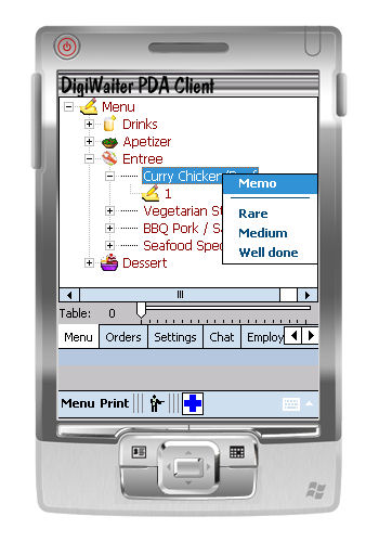 DigiWaiter POS PDA Client