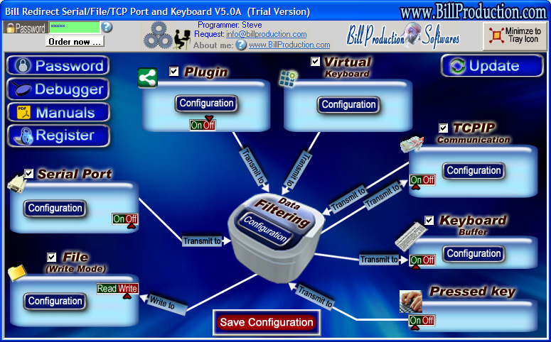 Bill Scale and Balance Wedge Keyboard