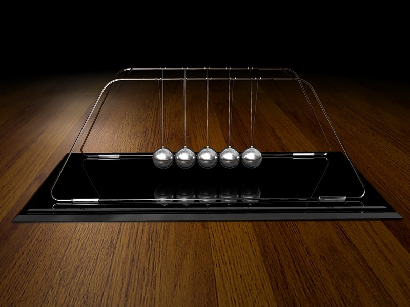 3D Newton Pendulum Screensaver