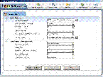 123PDFConverter: PDF Conversion Software