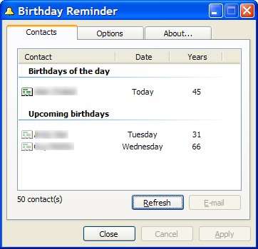 Birthday Reminder