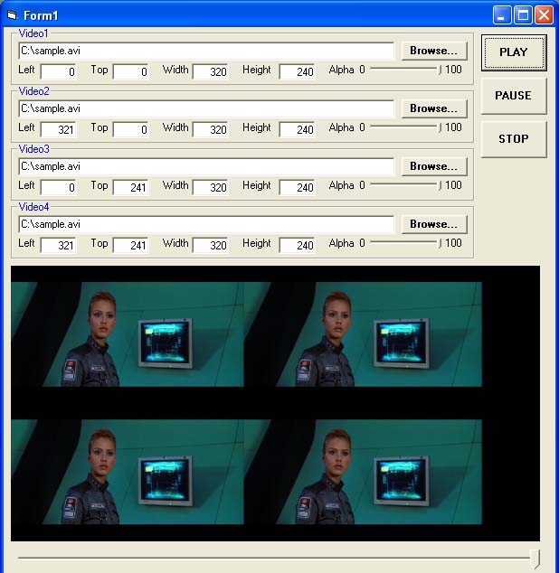 X360 Multiple Video Player ActiveX OCX