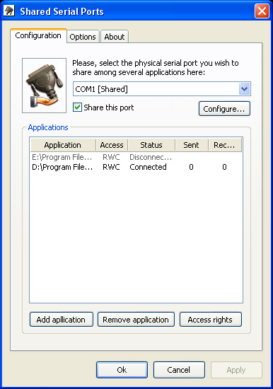 Share Serial Ports