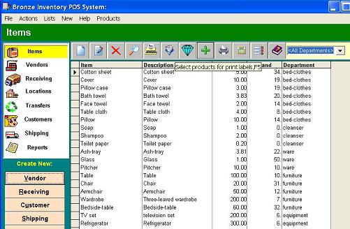 Bronze Inventory System