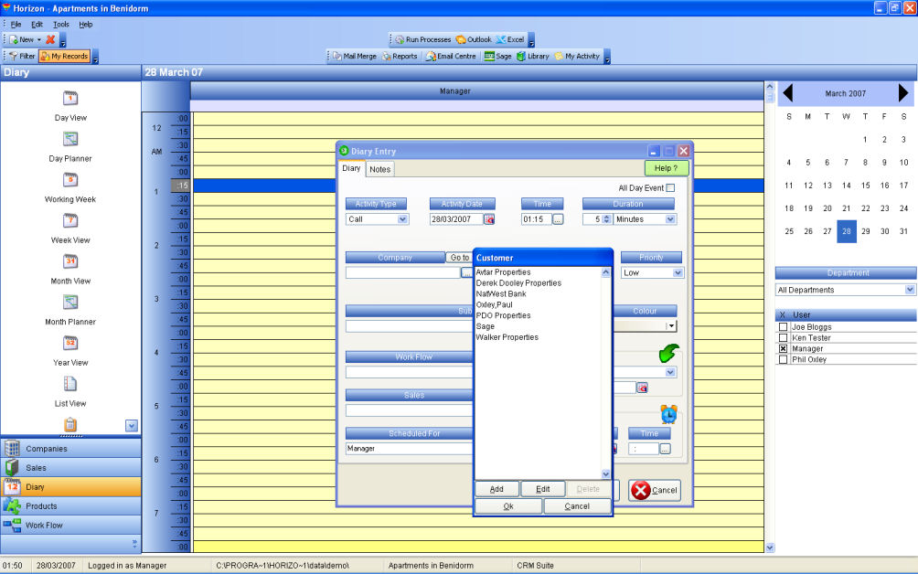 Horizon Contact Manager Lite