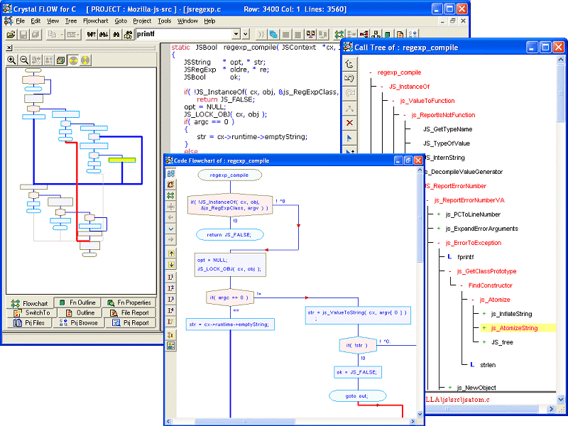 Crystal FLOW for C