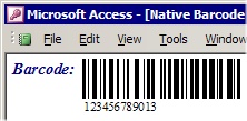 MS Access Barcode Integration Kit