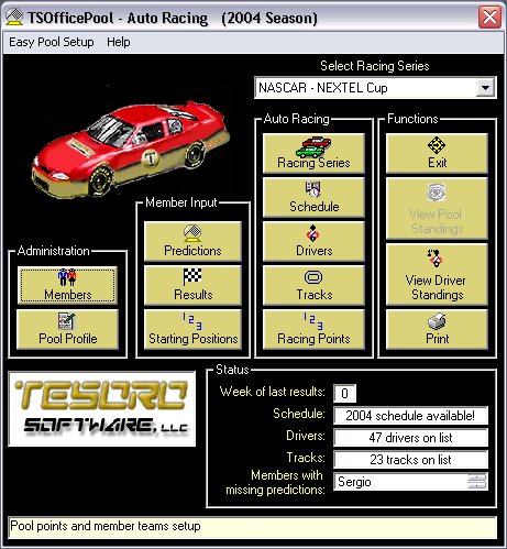 TSOfficePool - Auto Racing