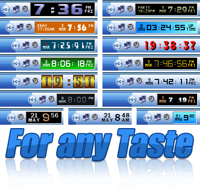 Desktop Tray Clock