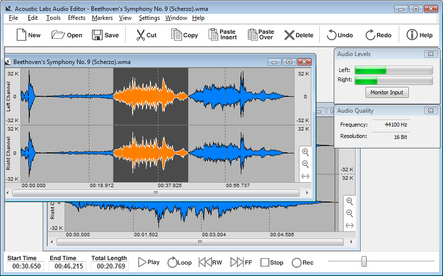 Acoustic Labs Audio Editor