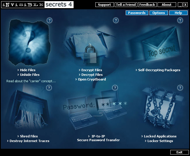 Invisible Secrets Encryption Software