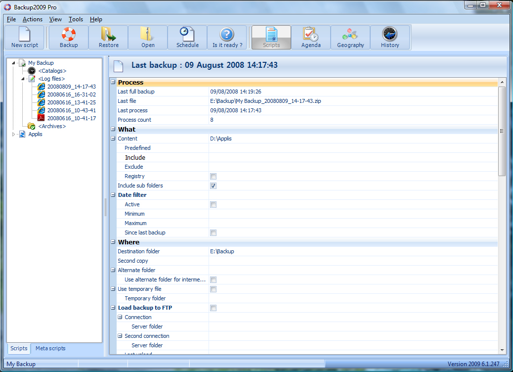 Backup2009 Pro