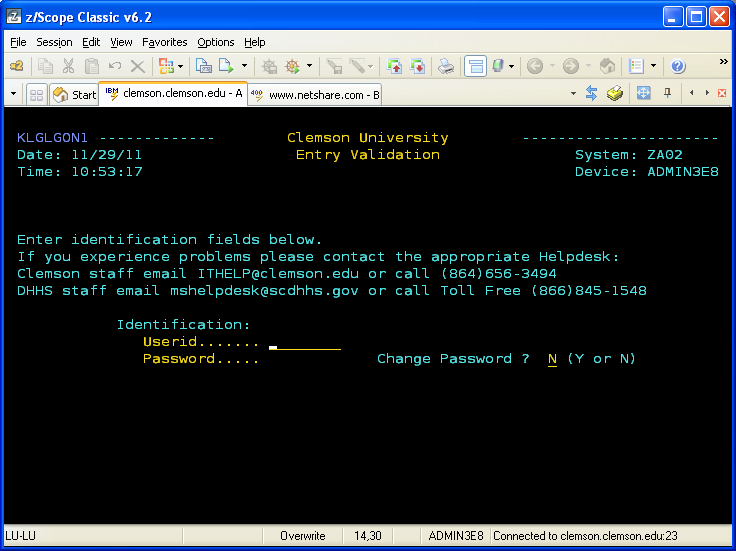 z/Scope Web-to-Host