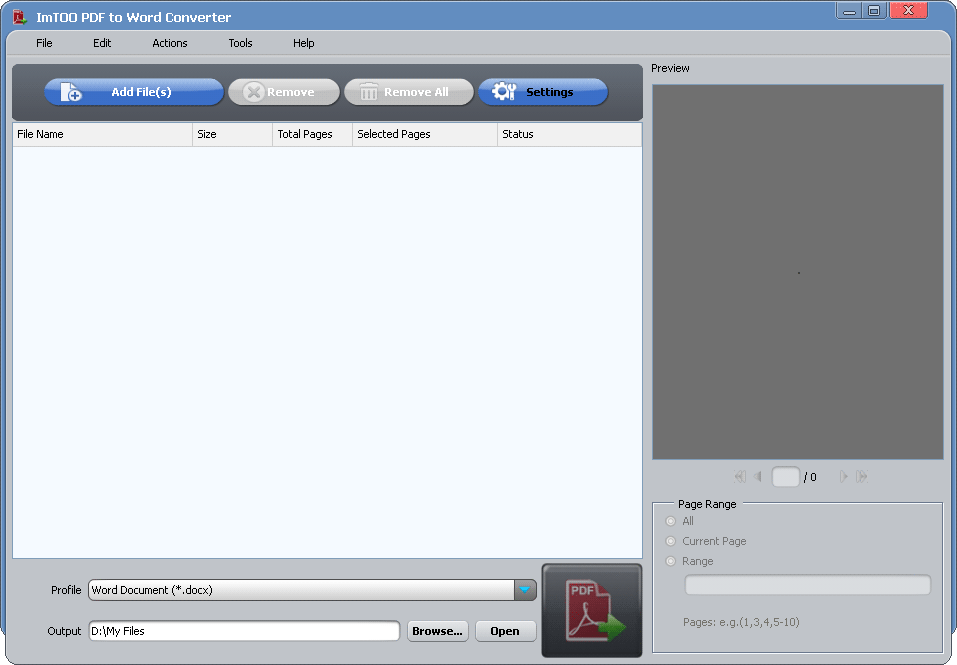 ImTOO PDF to Word Converter