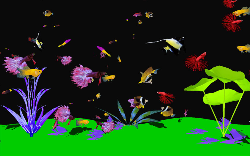 Digital Aquarium Screensaver