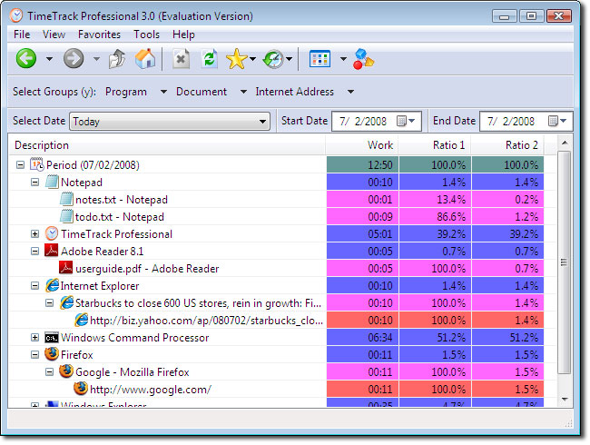 Bit Computing Timetrack