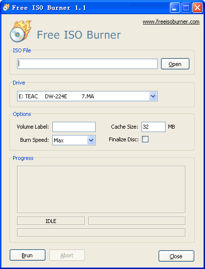 Free ISO Burner