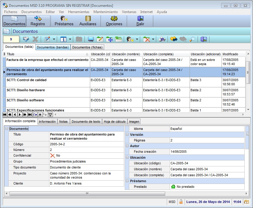 MSD Documents Multiuser