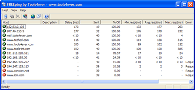 FREEping - Server Pinging